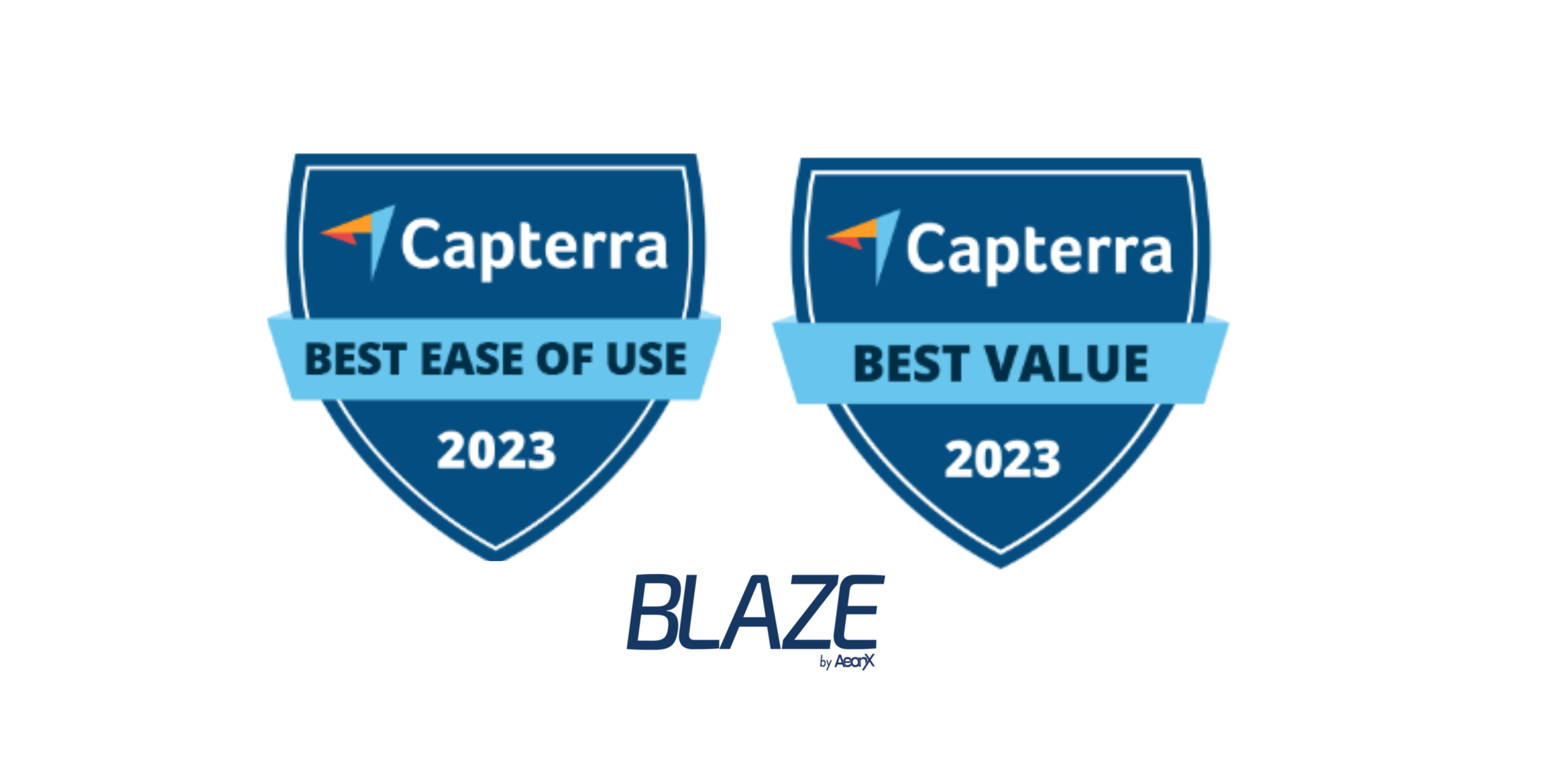 BLAZE Transfer got the Best Value Badge from Capterra