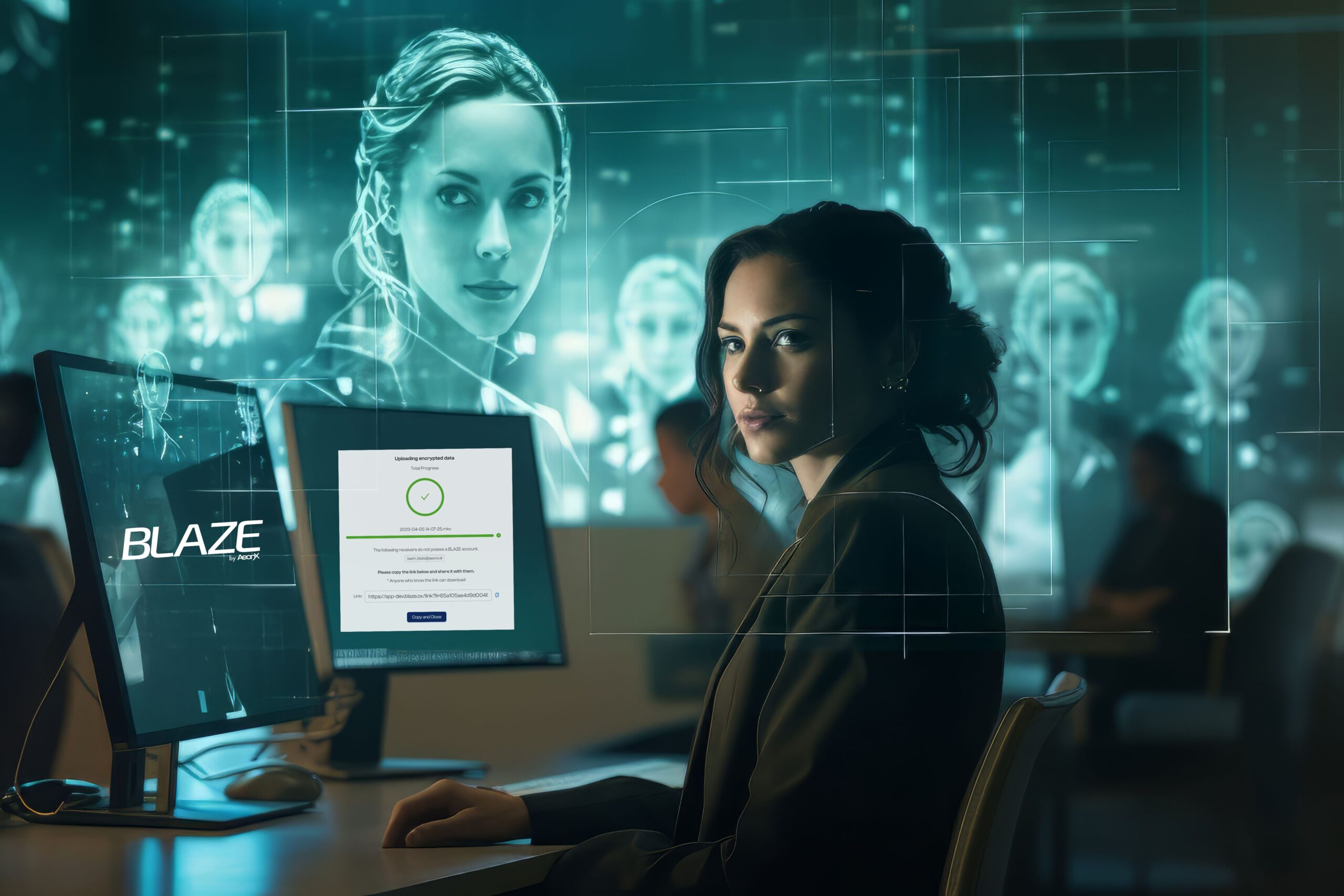 Share files with your teams and clients securely