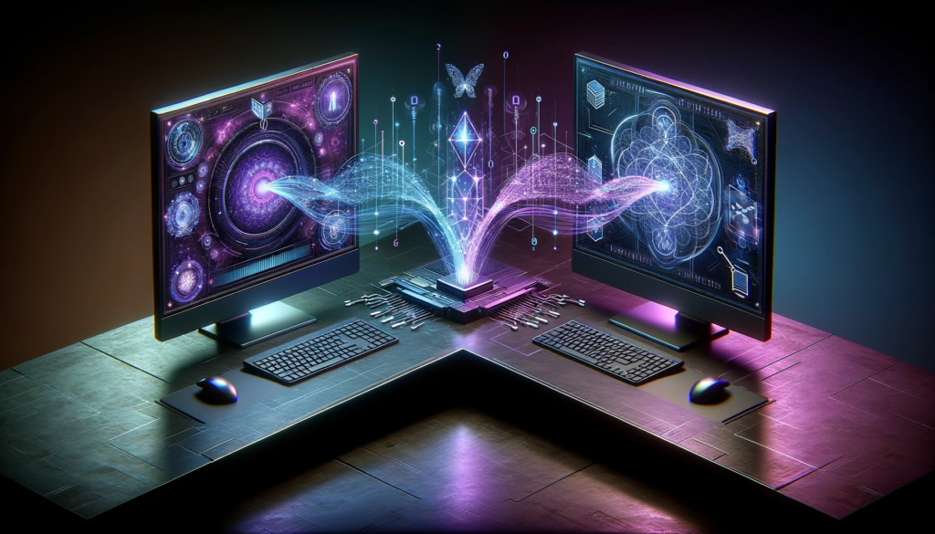 BLAZE Quantum secure file transfer illustration